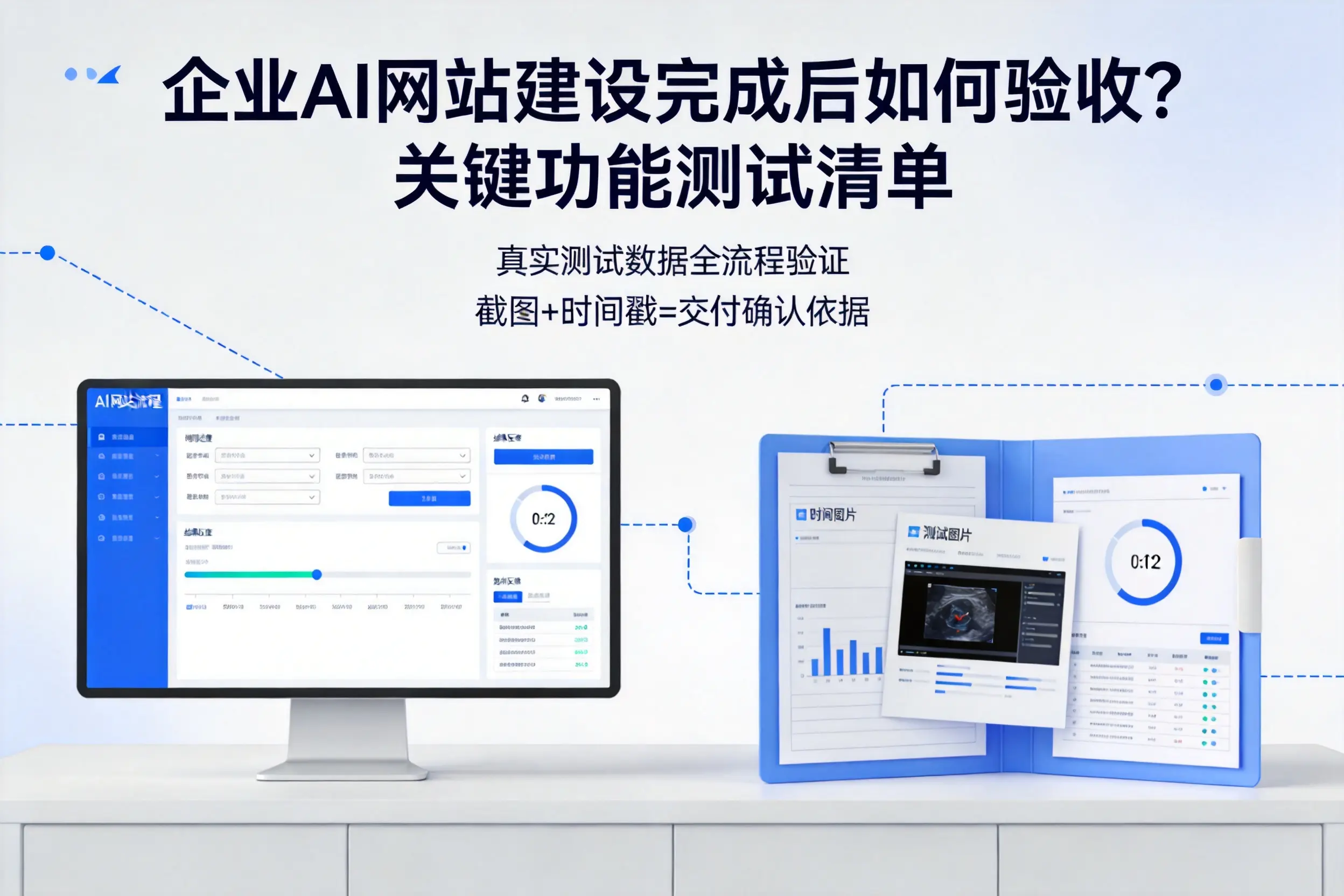 梧州企业AI网站建设完成后如何验收？关键功能测试清单