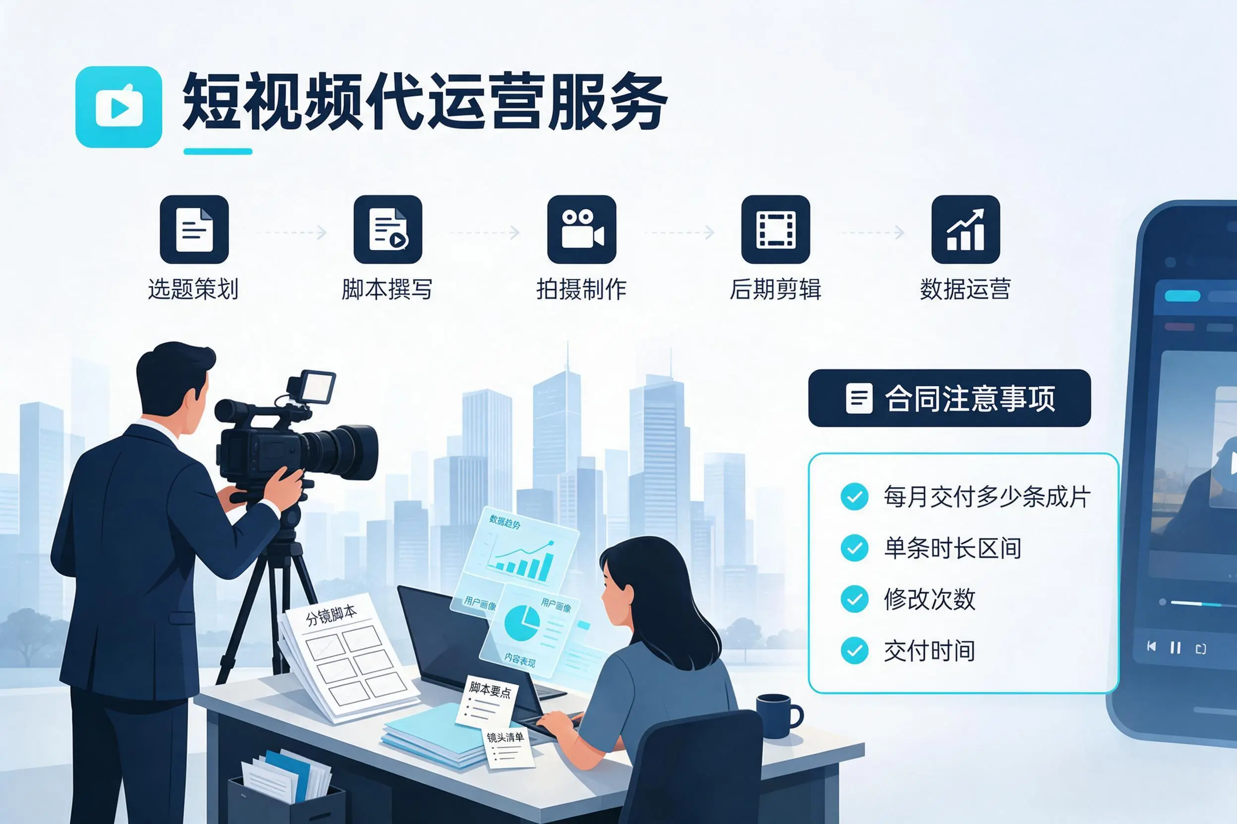 短视频代运营包含哪些服务？梧州企业常见问题科普
