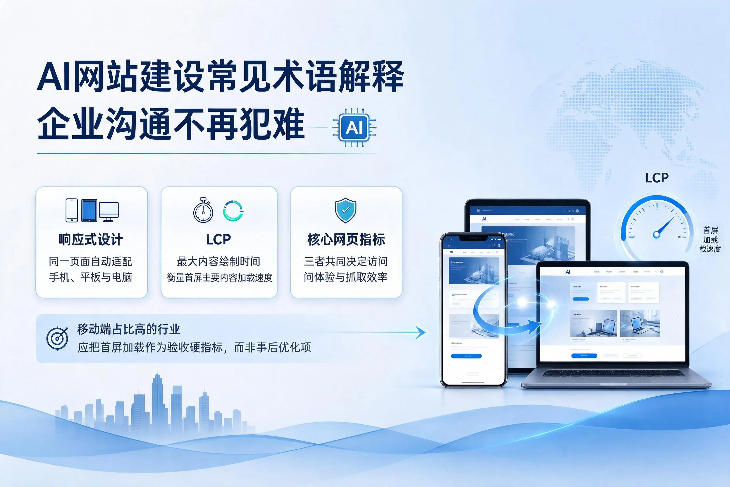 AI网站建设常见术语解释，梧州企业沟通不再犯难